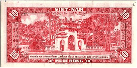 Vietnam du Sud 10 Dong, Paysans  - Porte - 1962 - P.5