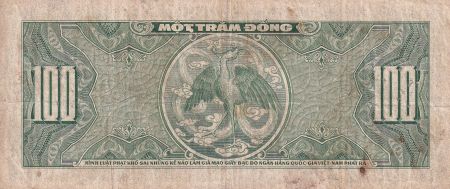 Vietnam du Sud 100 Dong - Agricutlure - Paon - ND (1955) - P.8