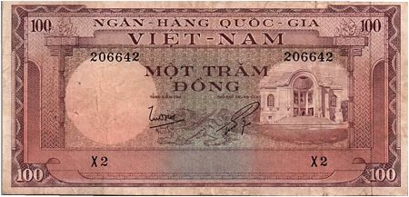 Vietnam du Sud 100 Dong 1996 - TTB - Série X.2 - P.18