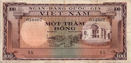 Vietnam du Sud 100 Dong 1996 - TTB - Série Y.5 - P.18