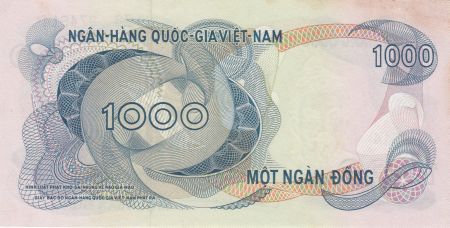 Vietnam du Sud 1000 Dong ND 1971 - Bâtiment