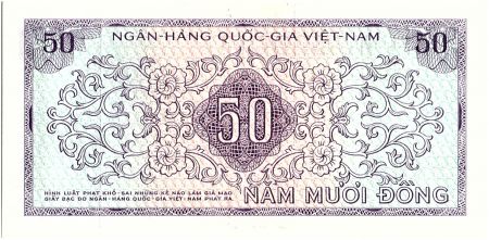 Vietnam du Sud 50 Dong, Feuillage  - 1966 - P.17