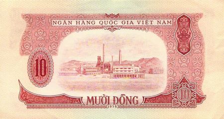 Vietnam VIÊT NAM DU NORD  HO CHI MINH - 10 DÔNG 1958