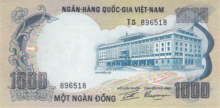 Vietnam VIÊT NAM DU SUD - 1000 DÔNG 1972