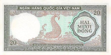 Vietnam VIÊT NAM DU SUD - 20 DÔNG 1964