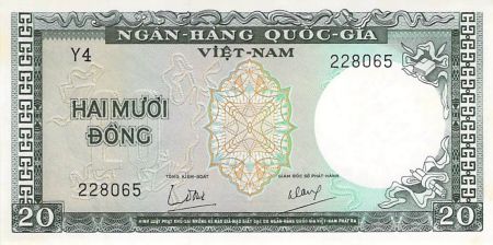 Vietnam VIÊT NAM DU SUD - 20 DÔNG 1964