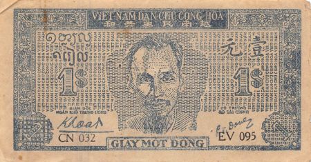 Vietnam VIETNAM, HO CHI MINH - 1 DONG 1947