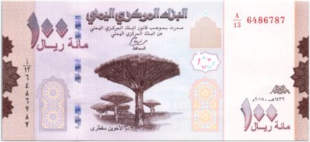 Yémen (République Arabe) 100 Rials Arbres - Paysage  2018 (2019)- Neuf