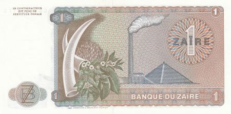 Zaïre 1 Zaire Pdt Mobutu - Pyramide - 1981