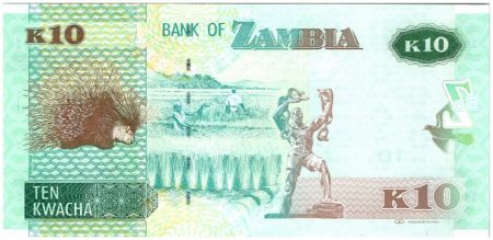 Zambie 10 Kwacha Aigle - Porc Epic