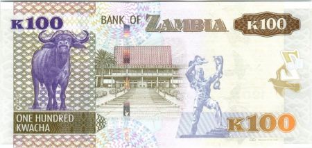 Zambie 100 Kwacha Aigle - Buffle - 2014