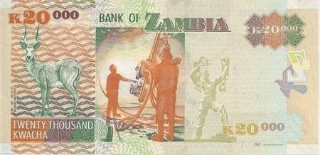 Zambie 20000 Kwacha Aigle