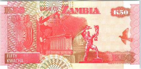 Zambie 50 Kwacha Aigle - Fonderie - 2001
