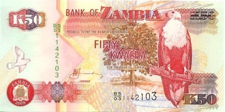 Zambie 50 Kwacha Aigle - Fonderie 2009