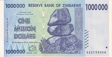 Zimbabwe 1 Million de $, Chiremba - Vaches - 2008