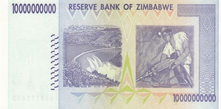Zimbabwe 10 000 000 000 Dollars 2008 - Chiremba, Exploitation de minerai, barrage