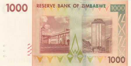 Zimbabwe 1000 Dollars  2007 - Chiremba