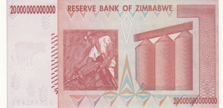 Zimbabwe 20 000 000 000 000 Dollars 2008 - Chiremba, Exploitation de minerai, Silos