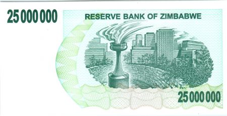 Zimbabwe 25 Million de $, Monument - 2008