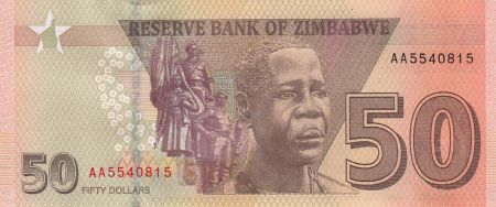 Zimbabwe 50 Dollars Chiremba - 2020 (2021) - Neuf