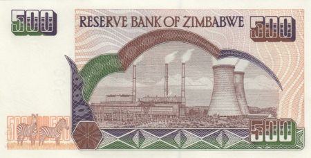 Zimbabwe 500 Dollars Chiremba - Hwange - 2004