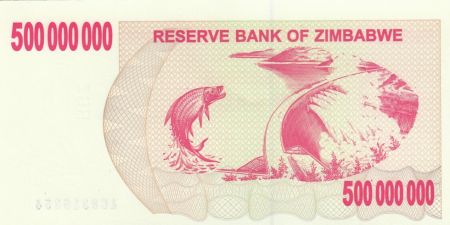 Zimbabwe 500 Million de $, Poisson, barrage - 2008